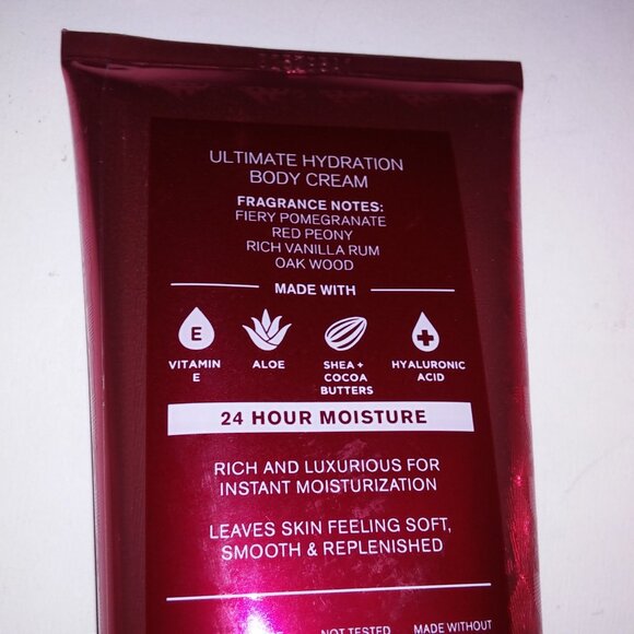 Set of 3 Bath and Body Works Cream Lotion Forever Red Ultimate Hydration Shea Bu - Picture 12 of 12